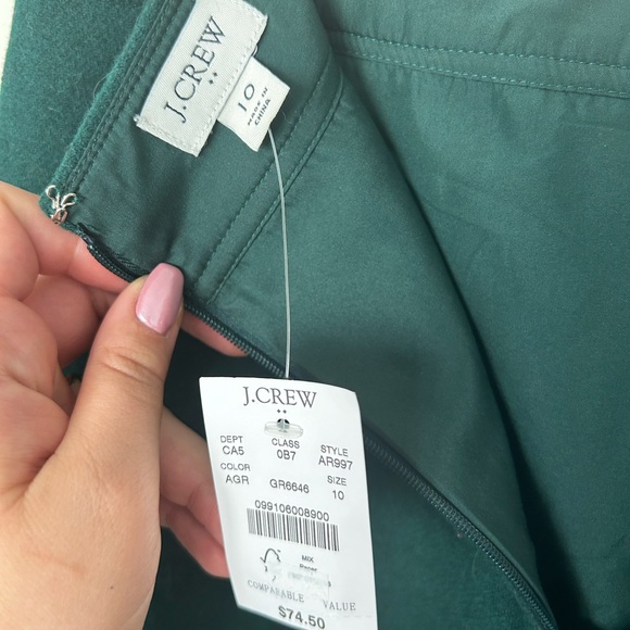 NWT JCrew wool a-line skirt - Picture 2 of 4